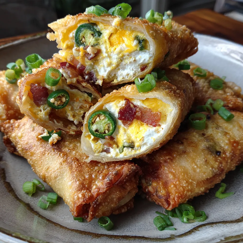 Jalapeño Popper Egg Rolls