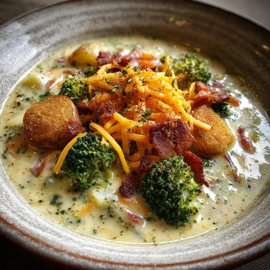 Broccoli Potato Cheese Soup