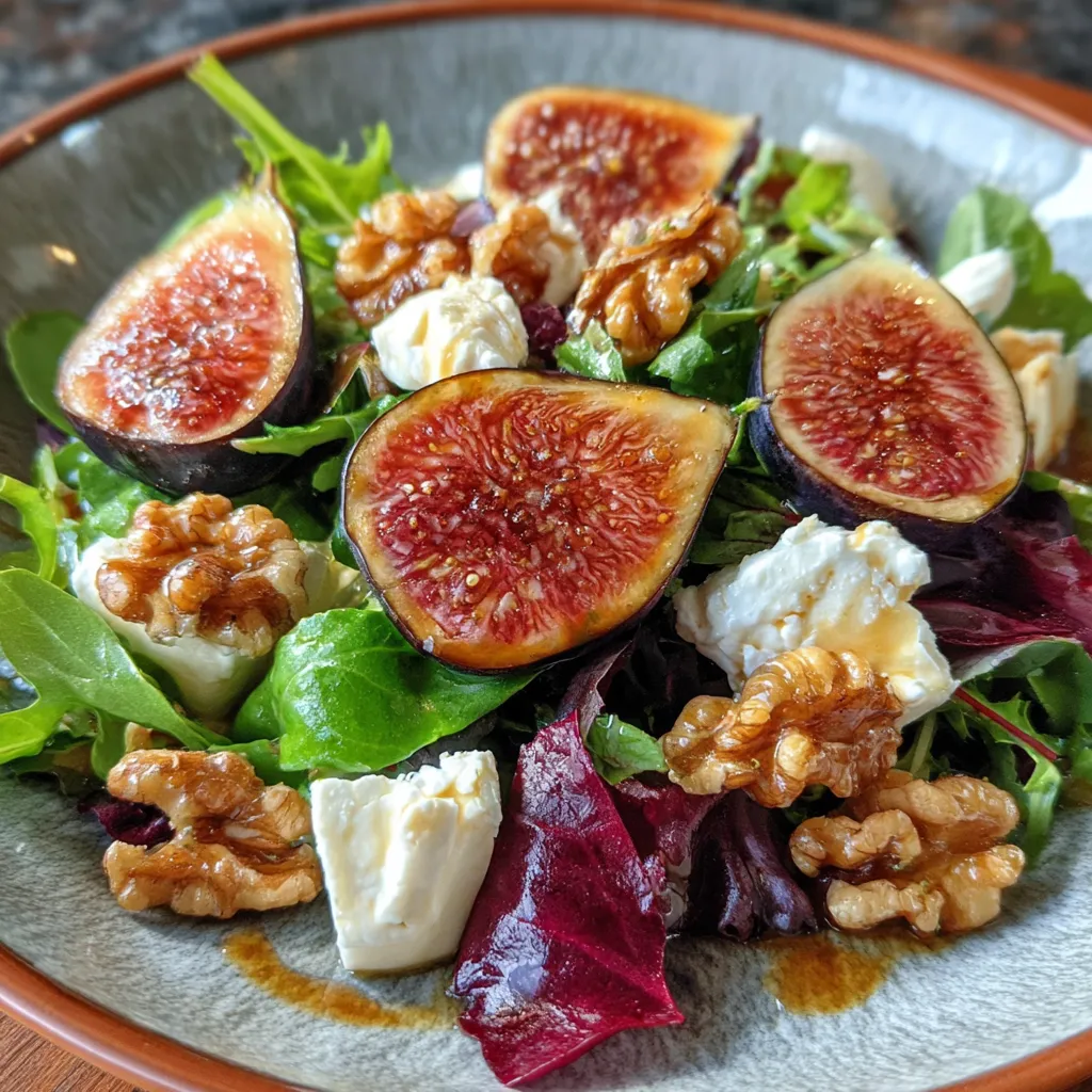 Fig & Goat Cheese Salad