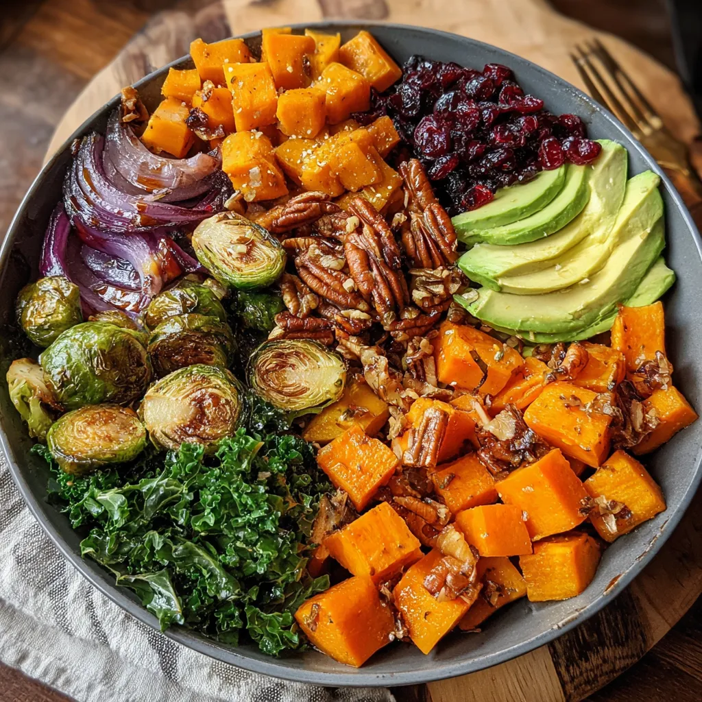 Hearty Autumn Roasted Harvest Bowl