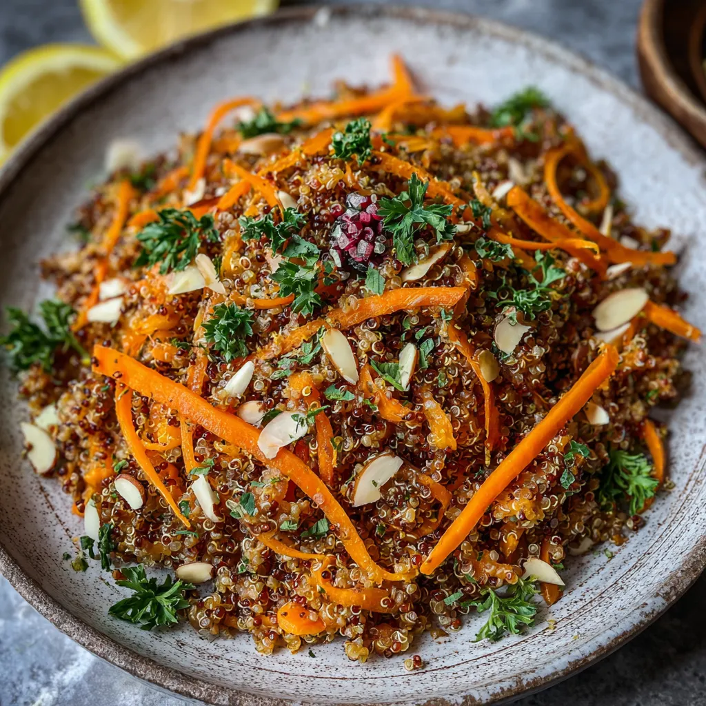 Crispy Quinoa & Carrot Salad