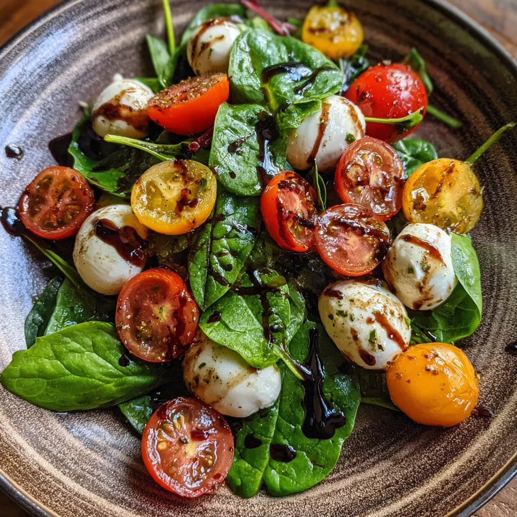 Caprese Spinach Salad