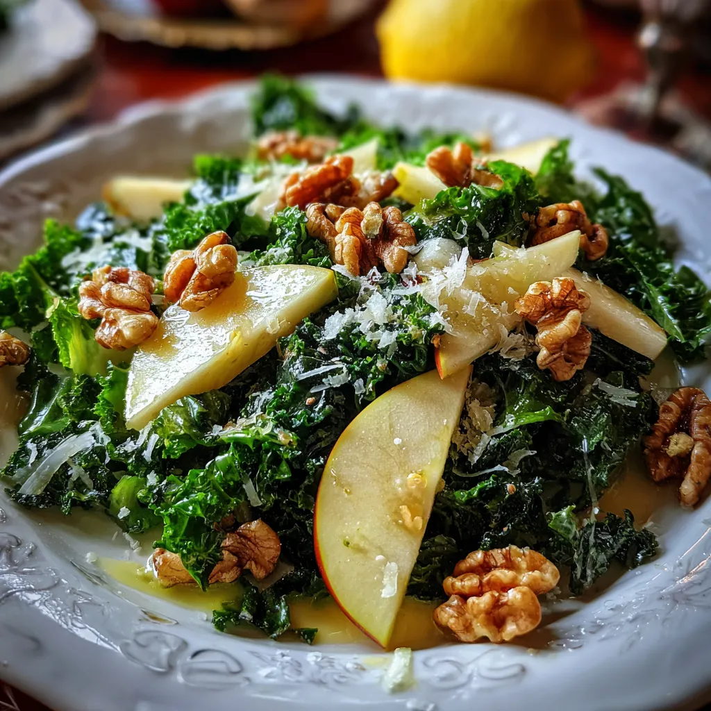Fresh Apple Kale Salad