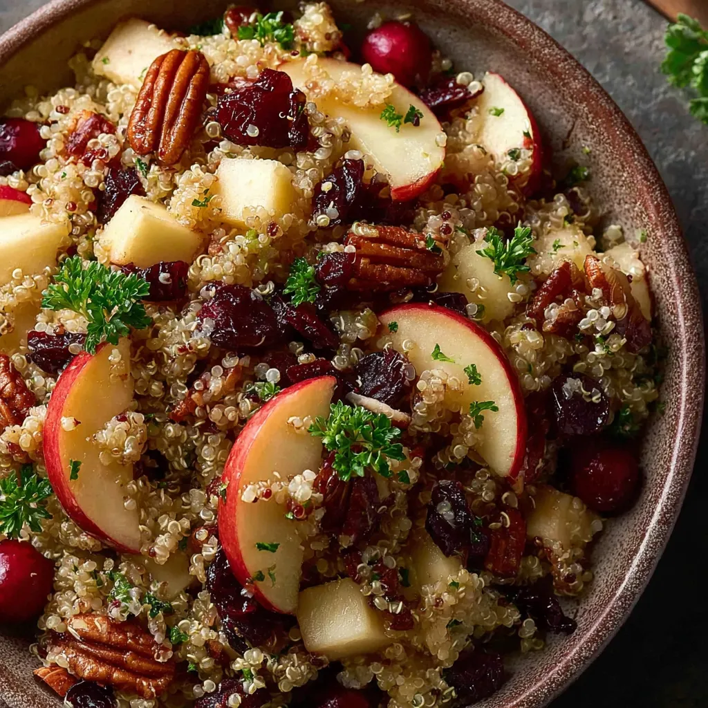 Quinoa Apple Cranberry Salad