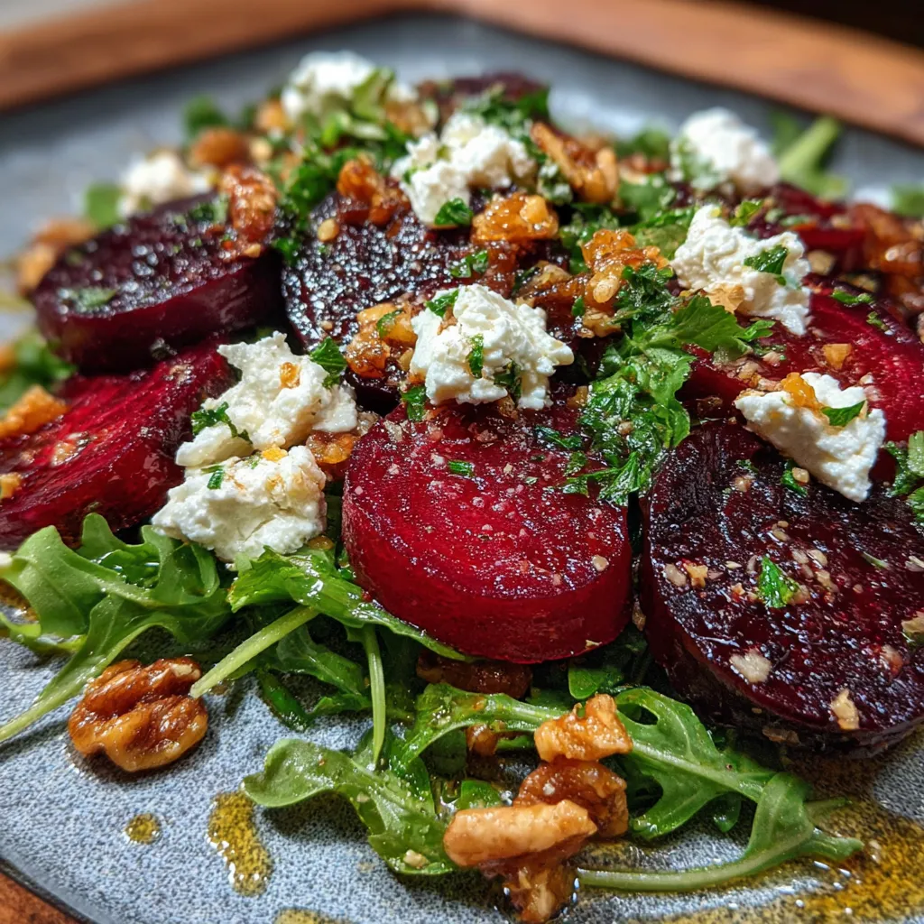 Beet Salad with Feta and Dates