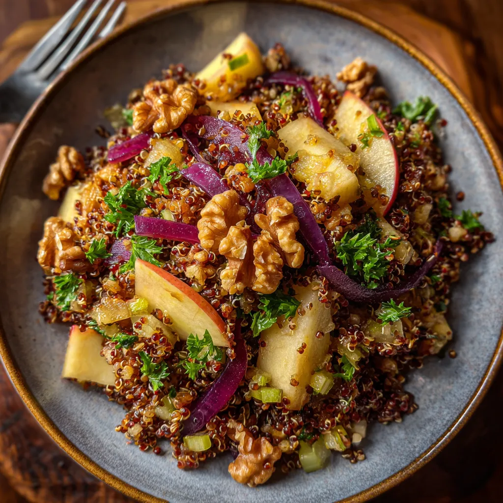 Apple Walnut Quinoa Salad