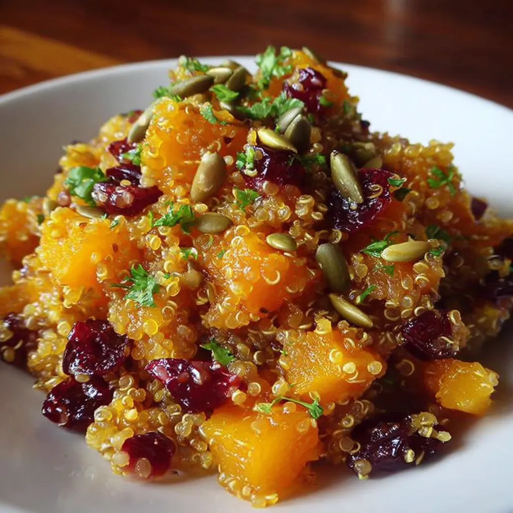 Butternut Squash Cranberry Quinoa Salad