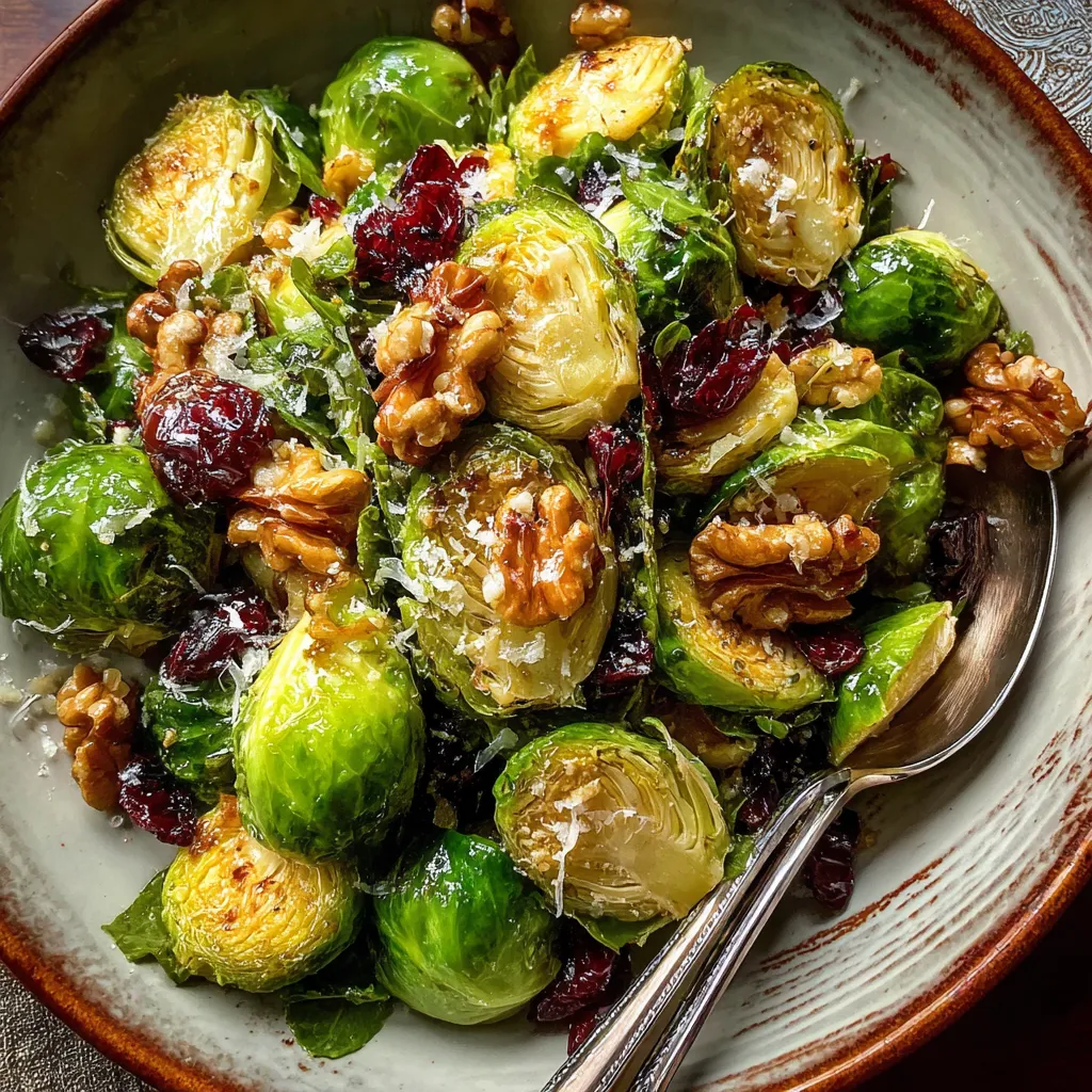 Roasted Brussels Sprouts Salad
