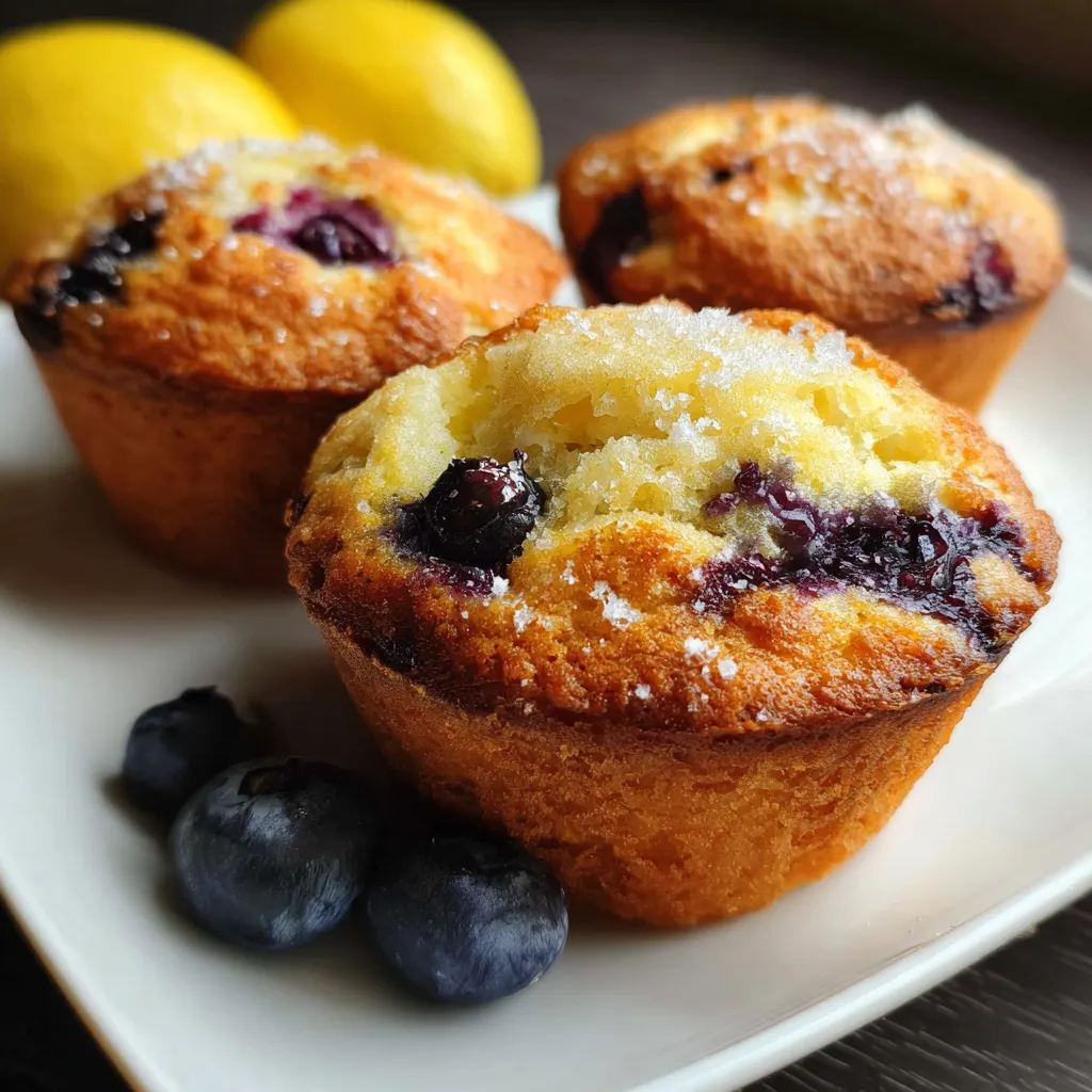 Lemon Blueberry Muffins