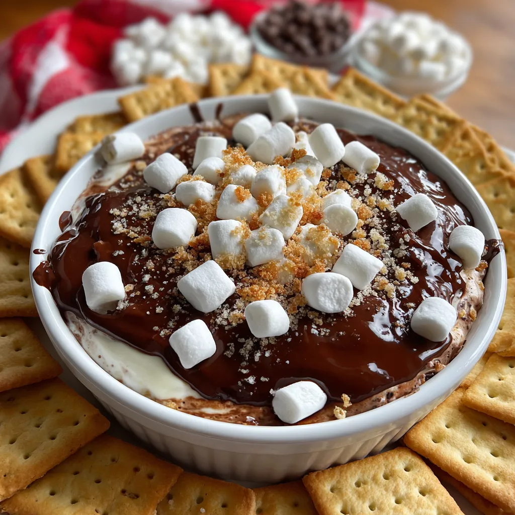 Decadent Gooey Campfire S’more Dip