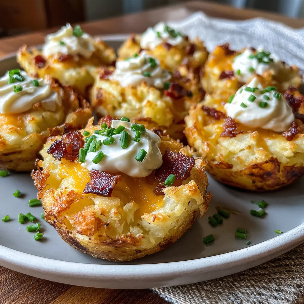 Loaded Mashed Potato Bites