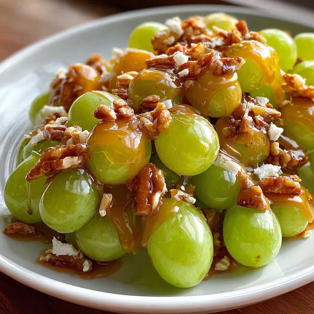 Caramel Apple Grapes