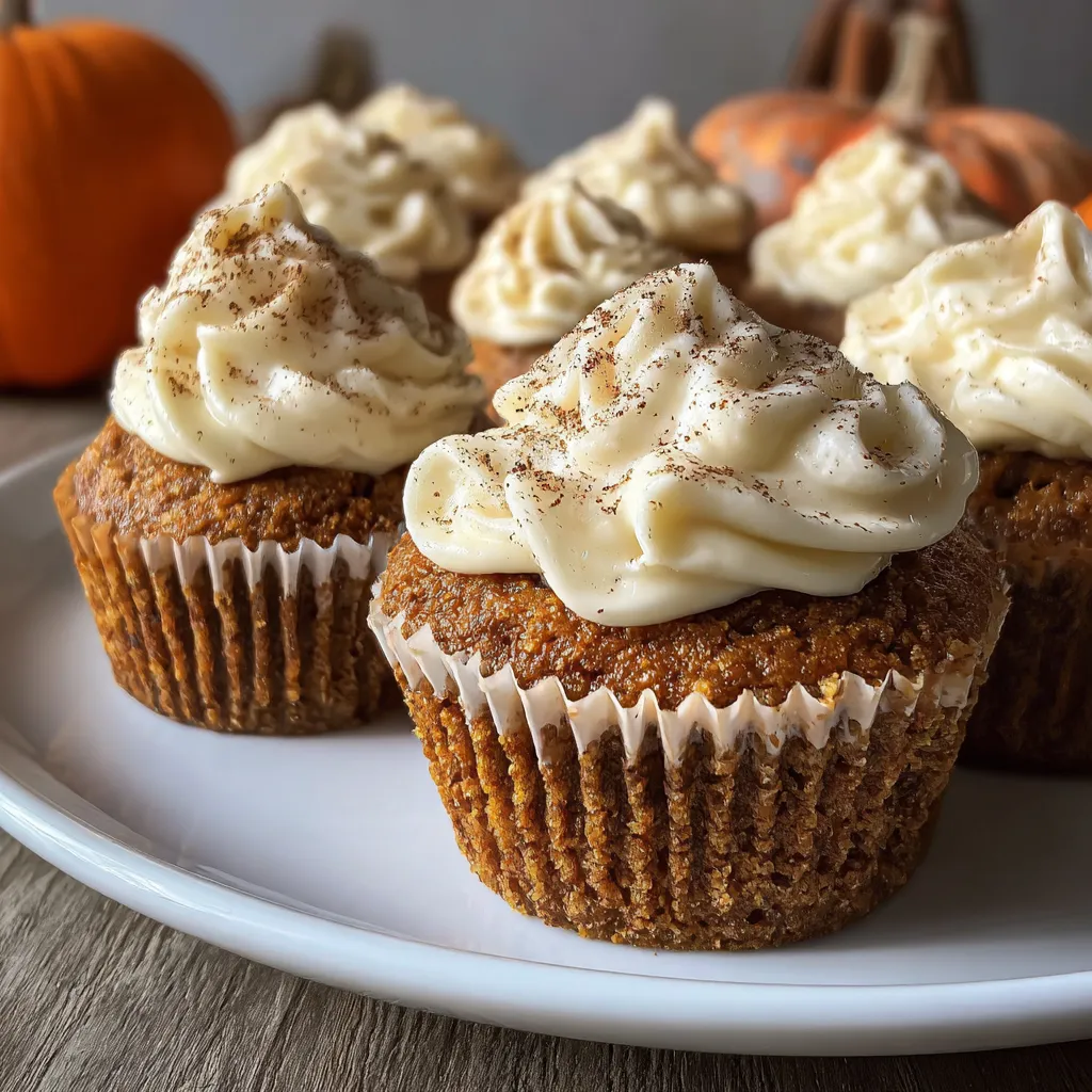 Moist Spiced Pumpkin Cupcakes