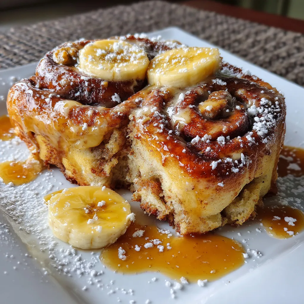 Banana Bread Cinnamon Rolls