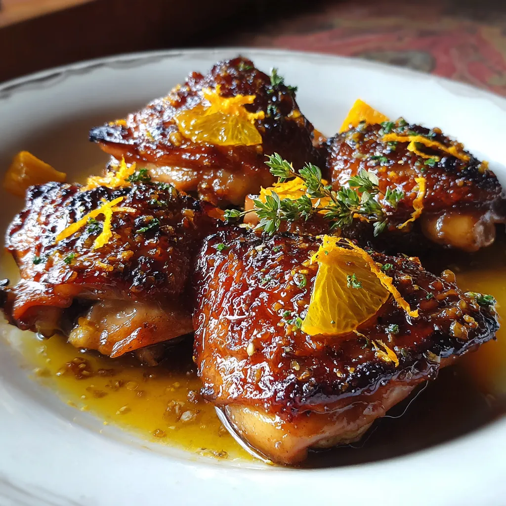 Sweet and Savory Roasted Orange Chicken