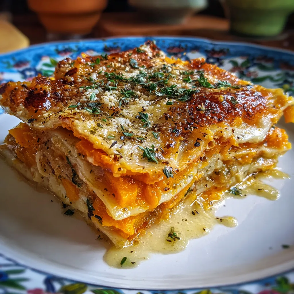 Sweet Potato &amp; Butternut Lasagna
