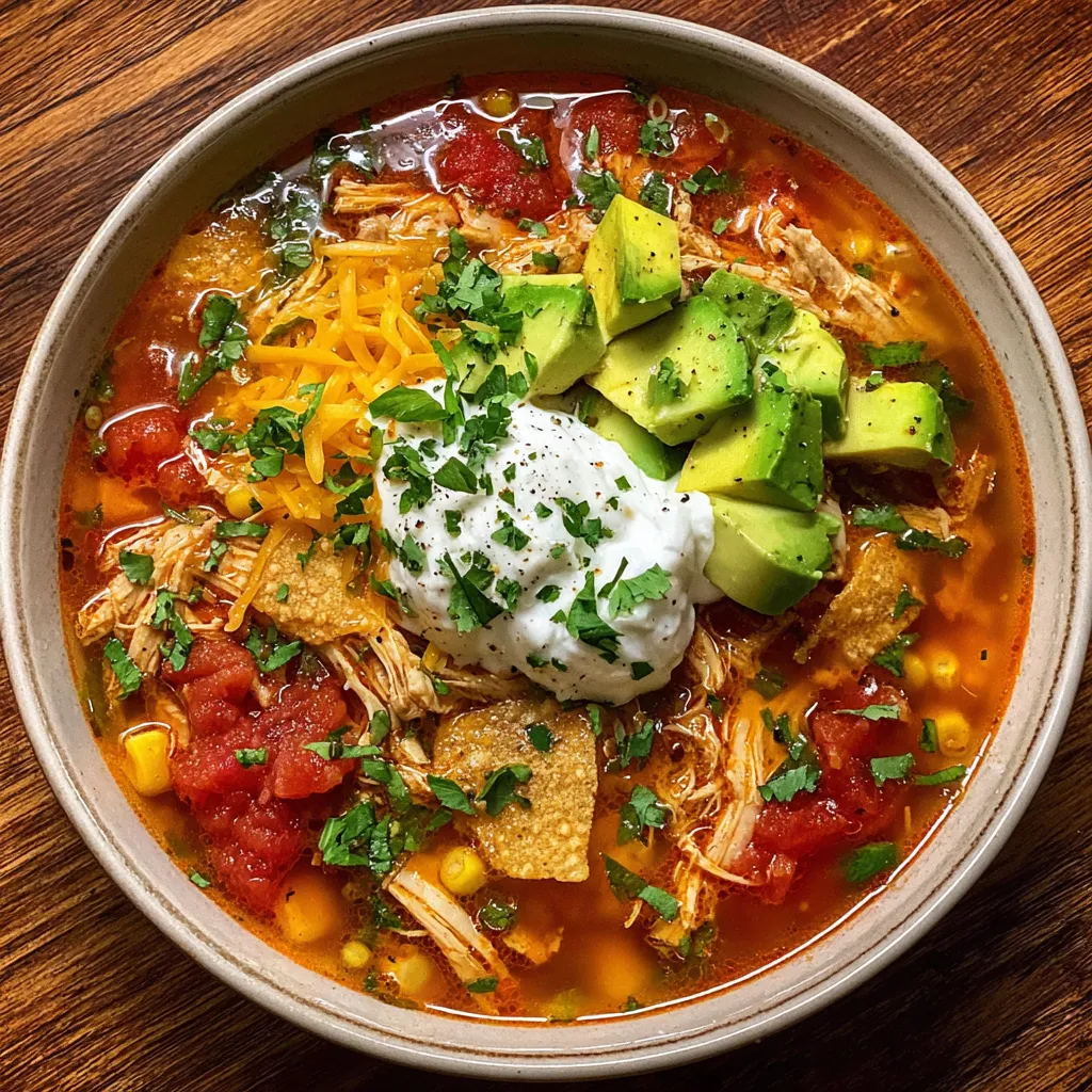 Chicken Enchilada Soup