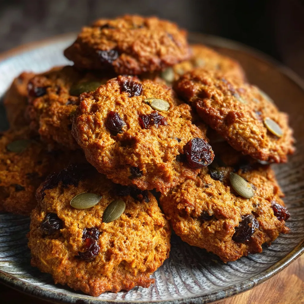 Gluten Free Pumpkin Oatmeal Cookies